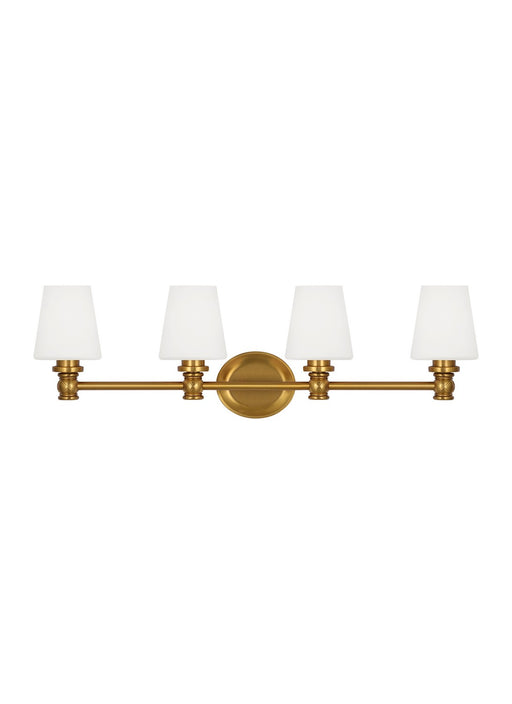 Visual Comfort Studio - VS22104BBS - Four Light Vanity - Xavierre - Burnished Brass