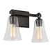 Visual Comfort Studio - VS24702AI - Two Light Vanity - Monterro - Aged Iron