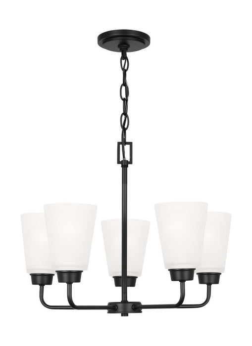 Generation Lighting - 3115205EN3-112 - Five Light Chandelier - Kerrville - Midnight Black