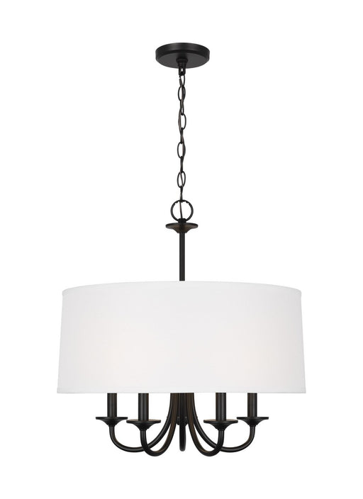 Generation Lighting - 3320205EN-112 - Five Light Chandelier - Seville - Midnight Black