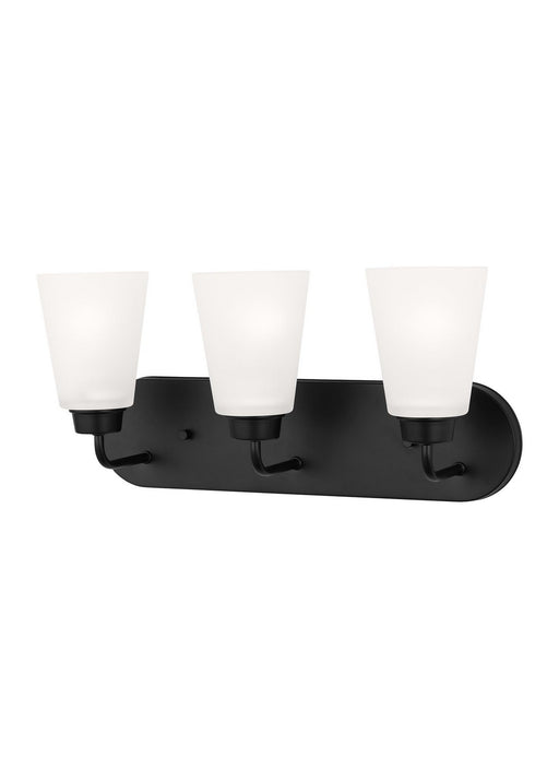 Generation Lighting - 4415203EN3-112 - Three Light Wall / Bath - Kerrville - Midnight Black