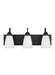 Generation Lighting - 4420203EN3-112 - Three Light Wall / Bath - Seville - Midnight Black