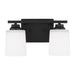 Generation Lighting - 4420902-112 - Two Light Wall / Bath Sconce - Vinton - Midnight Black