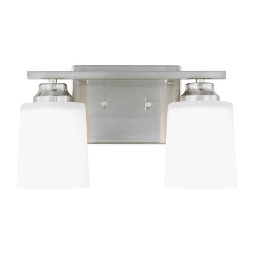 Vinton Two Light Wall / Bath Sconce Brushed Nickel