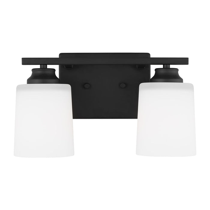 Generation Lighting - 4420902EN3-112 - Two Light Wall / Bath Sconce - Vinton - Midnight Black