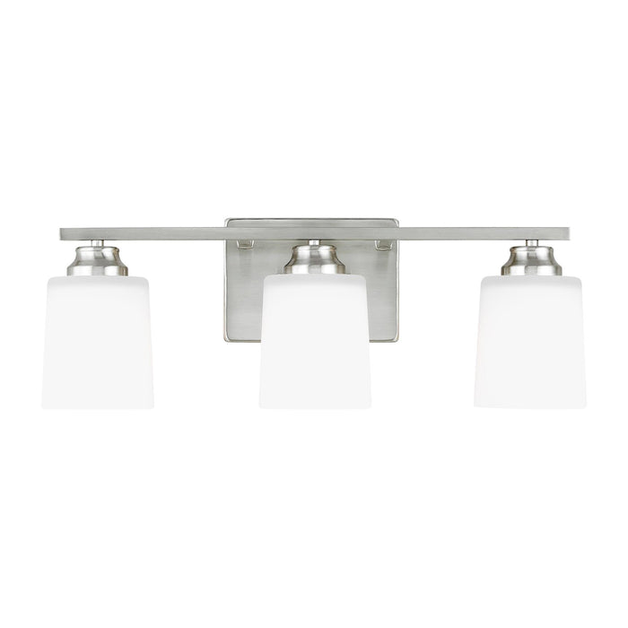 Generation Lighting - 4420903-962 - Three Light Wall / Bath - Vinton - Brushed Nickel