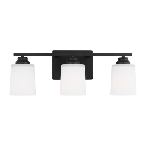 Vinton Three Light Wall / Bath Midnight Black