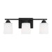 Generation Lighting - 4420903EN3-112 - Three Light Wall / Bath - Vinton - Midnight Black