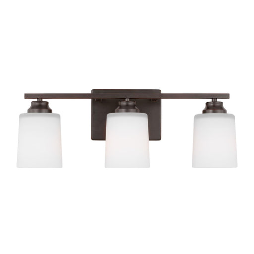 Generation Lighting - 4420903EN3-710 - Three Light Wall / Bath - Vinton - Bronze