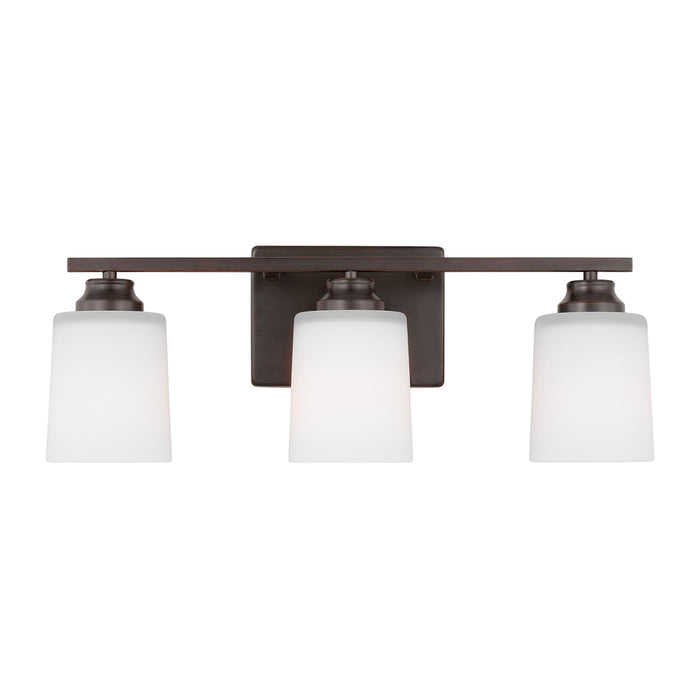 Generation Lighting - 4420903EN3-710 - Three Light Wall / Bath - Vinton - Bronze
