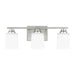 Generation Lighting - 4420903EN3-962 - Three Light Wall / Bath - Vinton - Brushed Nickel