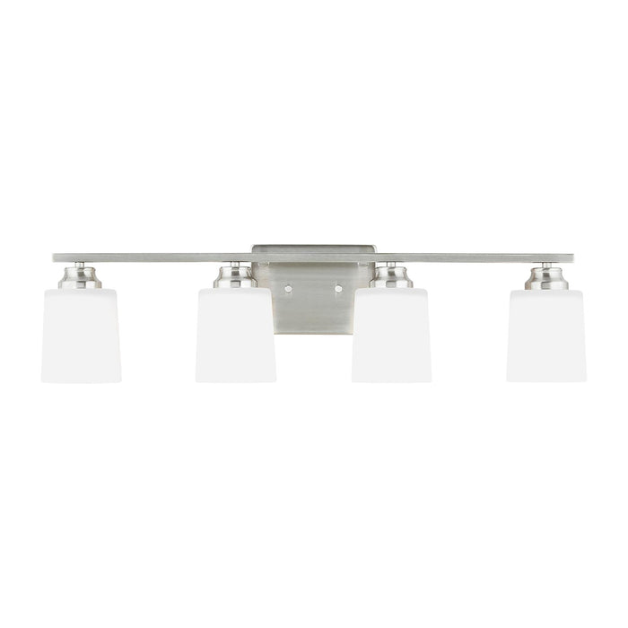 Generation Lighting - 4420904-962 - Four Light Wall / Bath Sconce - Vinton - Brushed Nickel
