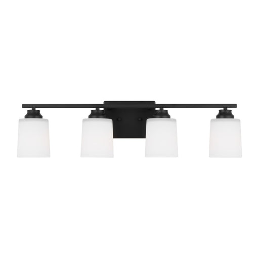 Generation Lighting - 4420904EN3-112 - Four Light Wall / Bath Sconce - Vinton - Midnight Black