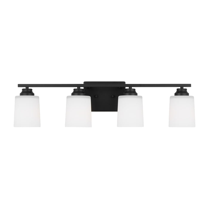 Generation Lighting - 4420904EN3-112 - Four Light Wall / Bath Sconce - Vinton - Midnight Black