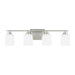 Generation Lighting - 4420904EN3-962 - Four Light Wall / Bath Sconce - Vinton - Brushed Nickel