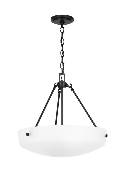 Generation Lighting - 6615203EN3-112 - Three Light Pendant - Kerrville - Midnight Black