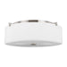 Generation Lighting - FM312EN3/BS - Three Light Flush Mount - Sunset Drive - Brushed Steel
