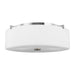 Generation Lighting - FM312EN3/CH - Three Light Flush Mount - Sunset Drive - Chrome