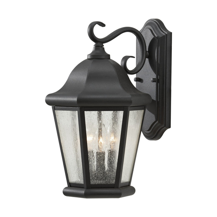 Generation Lighting - OL5902EN/BK - Three Light Outdoor Wall Lantern - Martinsville - Black