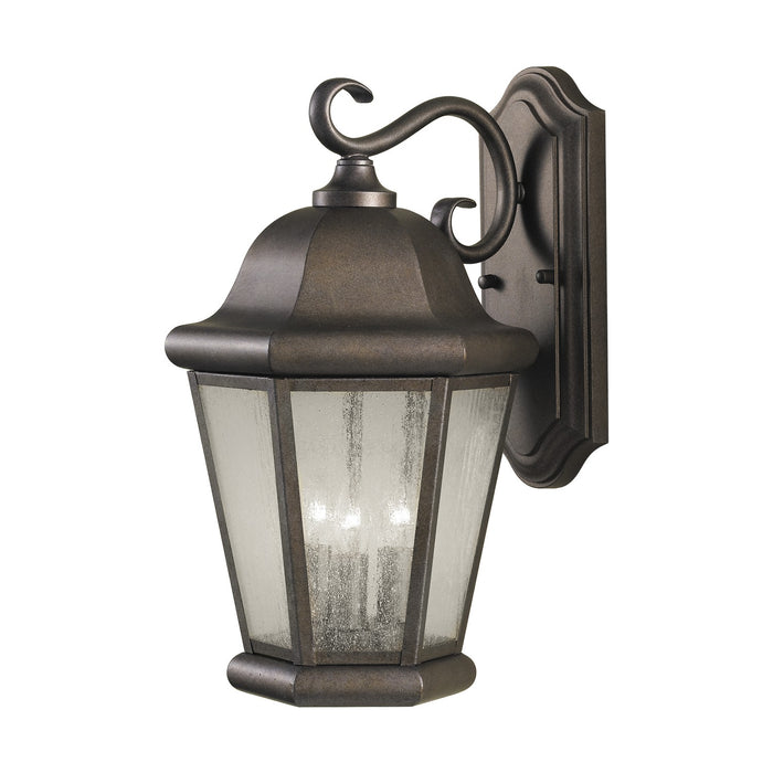 Generation Lighting - OL5902EN/CB - Three Light Outdoor Wall Lantern - Martinsville - Corinthian Bronze