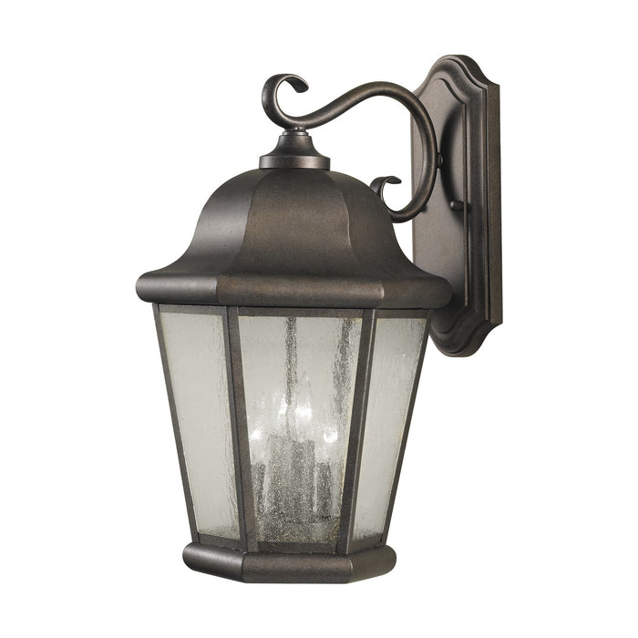 Generation Lighting - OL5904EN/CB - Four Light Outdoor Wall Lantern - Martinsville - Corinthian Bronze