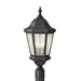 Generation Lighting - OL5907EN/BK - Three Light Outdoor Post Lantern - Martinsville - Black