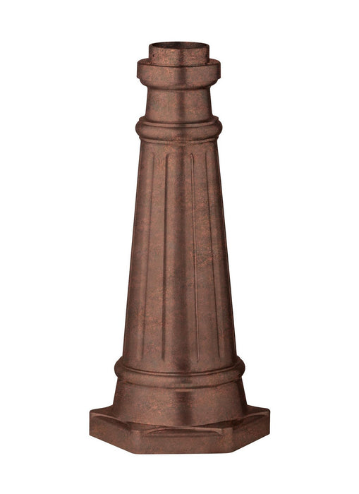 Generation Lighting - POSTBASE-CO - Post Mount Base - Outdoor Post Base - Copper Oxide