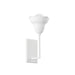 Hudson Valley - 1281-WP - One Light Wall Sconce - Alora - White Plaster