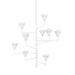 Hudson Valley - 1289-WP - Nine Light Chandelier - Alora - White Plaster