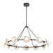 Alora - CH346046UBAR-UNV - LED Chandelier - Dahlia - Urban Bronze/Alabaster