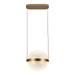 Kuzco Lighting - PD75912-BG/LG-3CCT-UNV - LED Pendant - Pisces - Brushed Gold/Light Guide