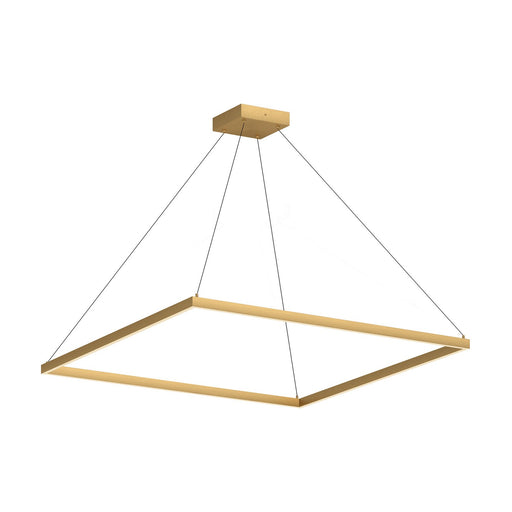 Piazza LED Pendant Brushed Gold