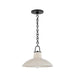 Hudson Valley - 1914-DB/CIC - One Light Pendant - Pottersville - Distressed Bronze/Ceramic Ivory Crackle