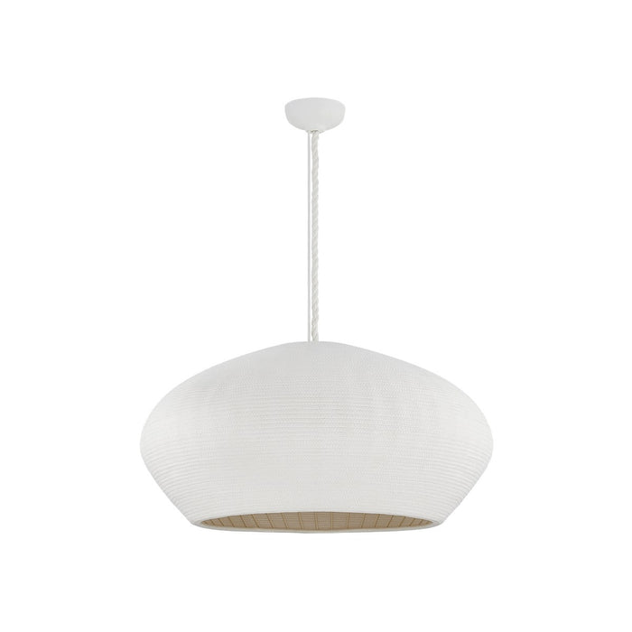 Hudson Valley - 2236-GSW - One Light Pendant - Ferndale - Gesso White