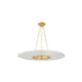 Hudson Valley - 2540-AGB - LED Chandelier - Prattsburgh - Aged Brass