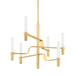 Hudson Valley - 4006-AGB - LED Chandelier - Allentown - Aged Brass