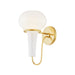 Hudson Valley - 5813-AGB - One Light Wall Sconce - Adams corner - Aged Brass