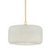 Hudson Valley - 7020-AGB - One Light Pendant - Beechurst - Aged Brass