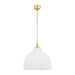 Hudson Valley - 7518-AGB - One Light Pendant - Oberon - Aged Brass