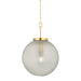 Hudson Valley - 9920-AGB - One Light Pendant - Falls Mills - Aged Brass