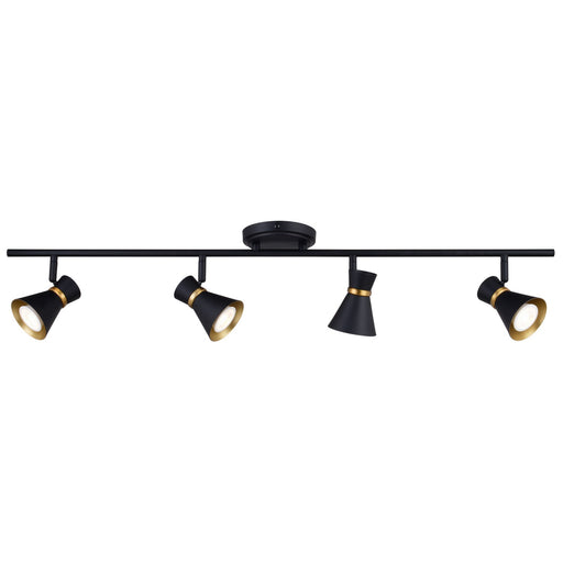 Vaxcel - C0287 - LED Directional Light - Alto - Matte Black and Satin Brass