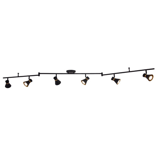 Vaxcel - C0288 - LED Directional Light - Alto - Matte Black and Satin Brass