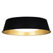 Vaxcel - C0303 - LED Flush Mount - Beacon Hill - Matte Black and Satin Gold