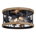 Vaxcel - C0307 - Two Light Flush Mount - Kodiak - Black and Burnished Teak