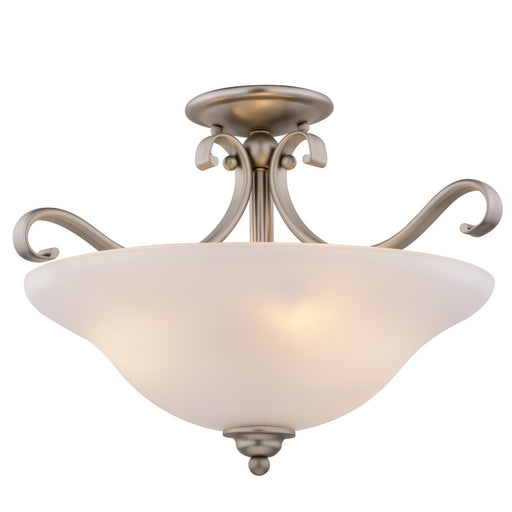 Monrovia Three Light Semi-Flush Mount