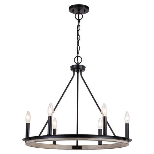 Russel Six Light Chandelier