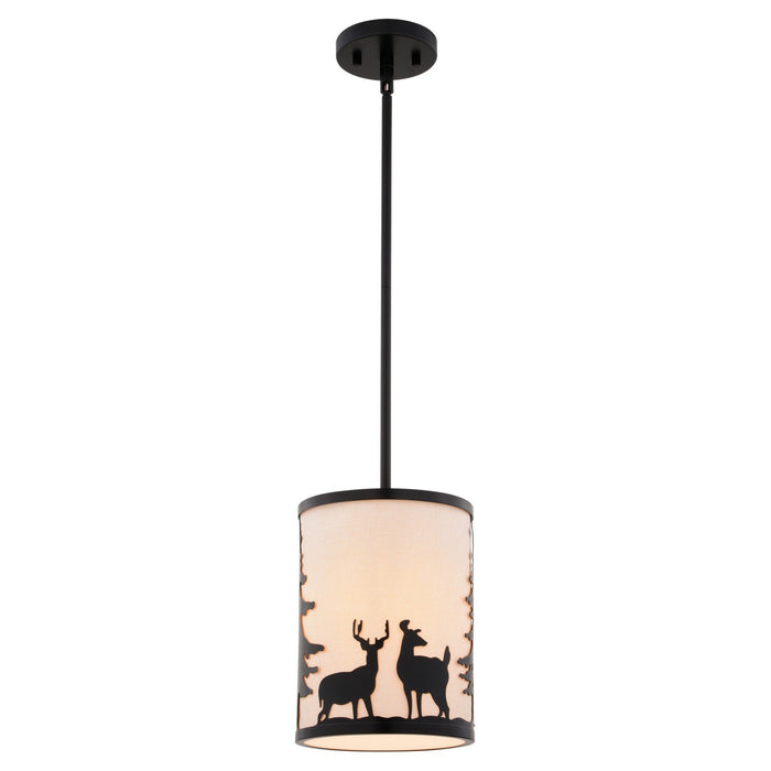 Vaxcel - P0417 - One Light Mini Pendant - Acadia - Bronze