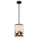 Vaxcel - P0417 - One Light Mini Pendant - Acadia - Bronze