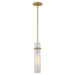 Vaxcel - P0418 - One Light Mini Pendant - Vilo - Golden Brass