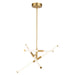 Vaxcel - P0426 - LED Pendant - Avalon - Muted Brass